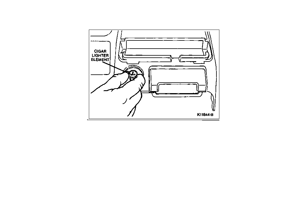 Cigar Lighter Removal 1